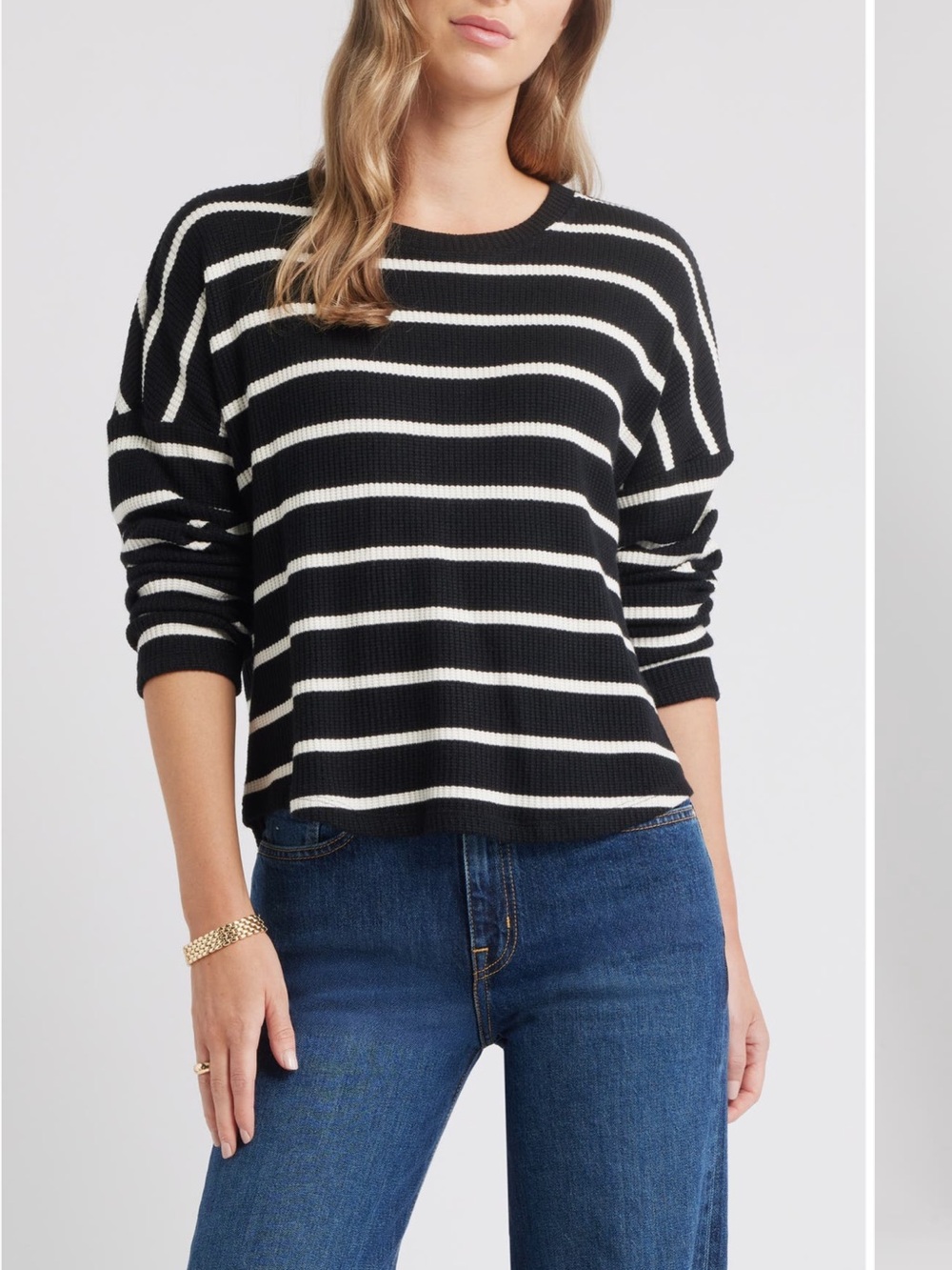 Caslon Waffle Knit Tee